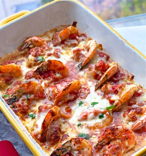 Shrimp parmigiana